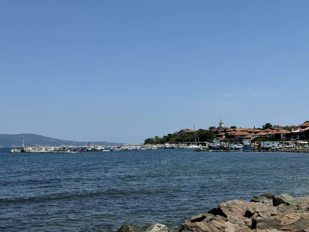 View of the port of Nessebar